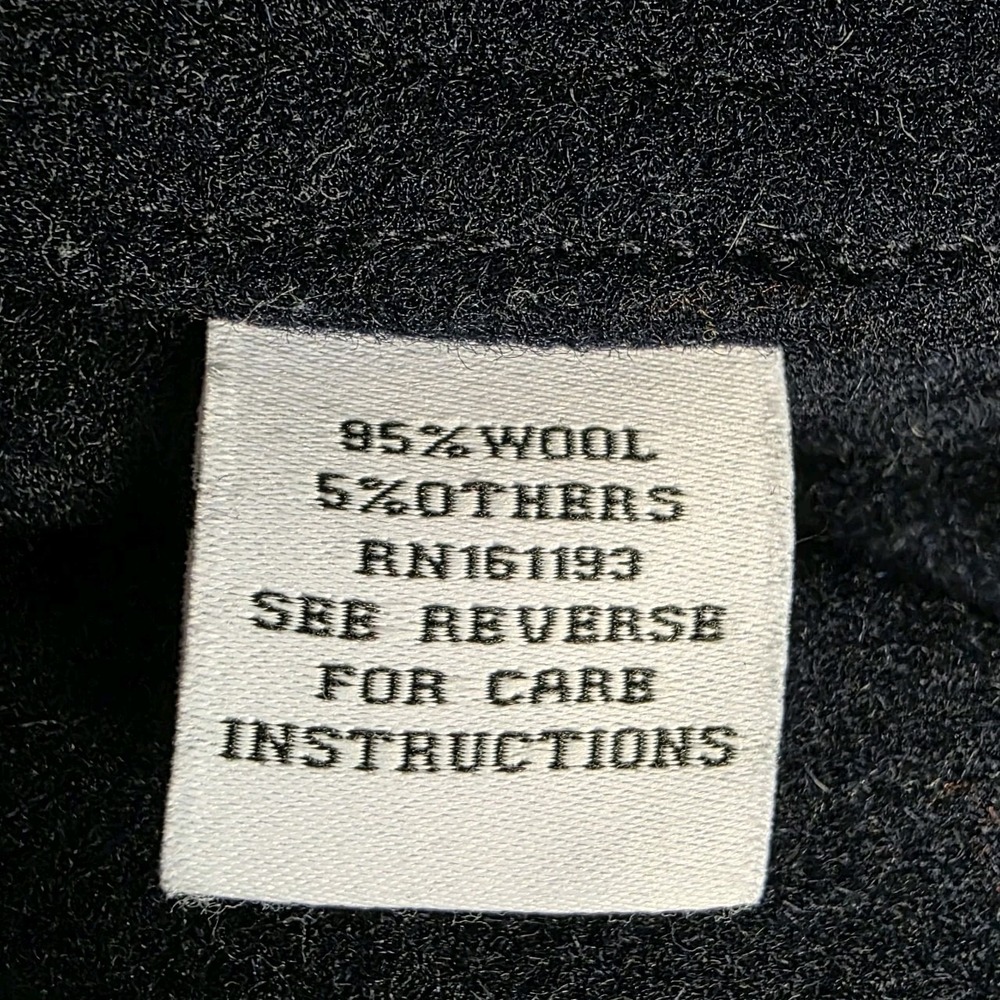 J.W. Hulme Wool Shacket Mens Medium Navy Blue Heavyweight Nautical Shirt Jacket - Picture 6 of 7